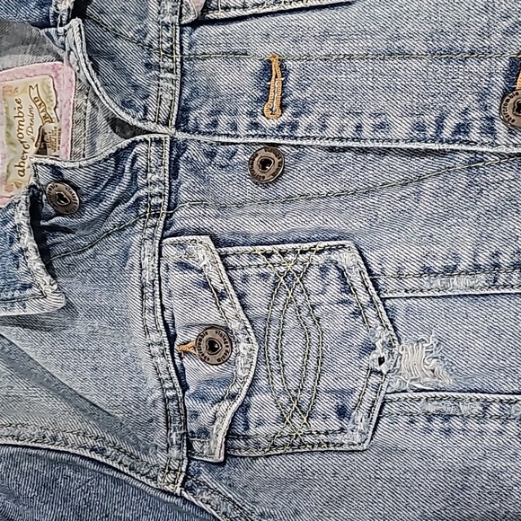 Abercrombie Vintage Denim Girls Jacket size Large - Picture 12 of 12